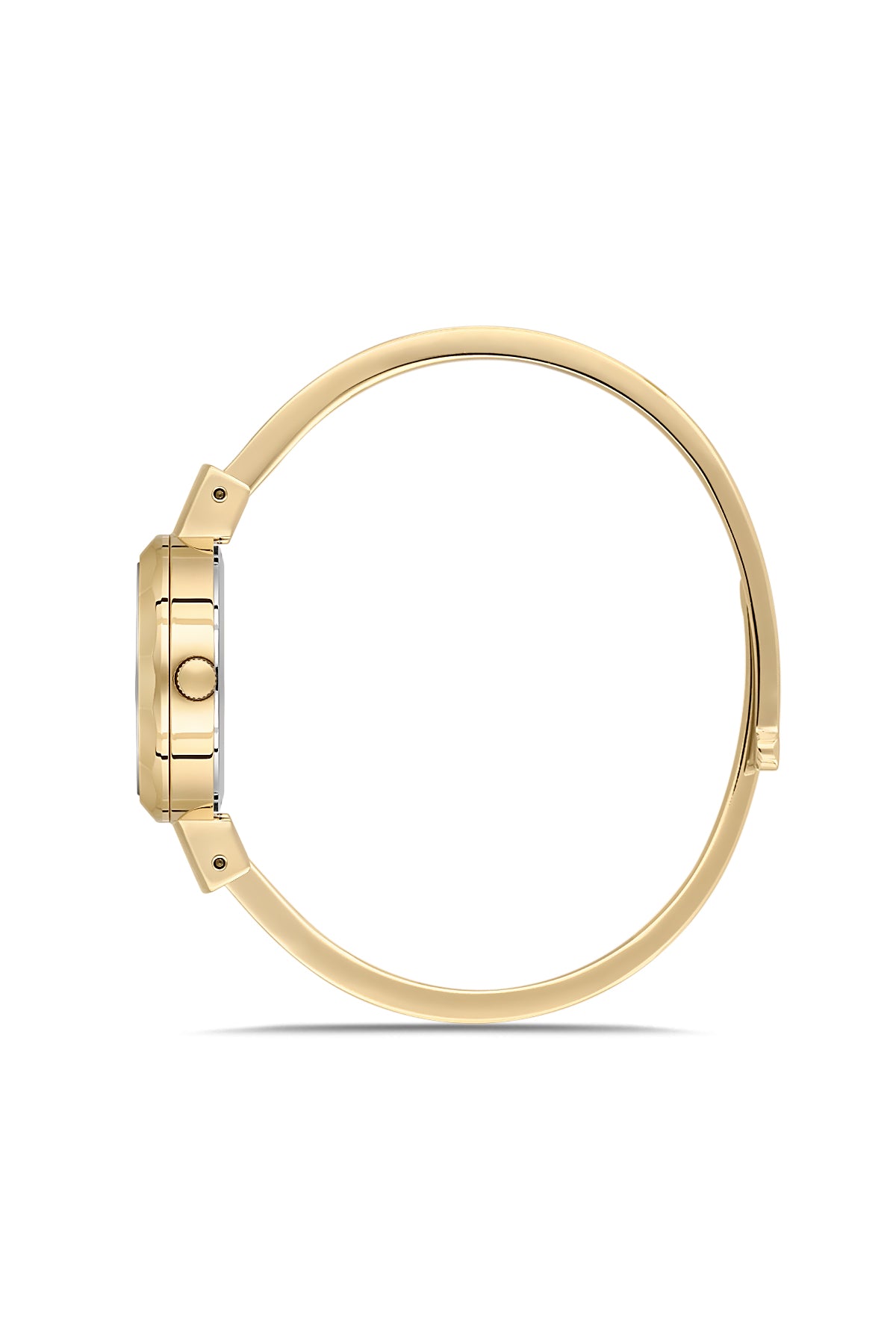 Dice Kayek AG1472.29 women's watch with green mother-of-pearl dial, gold-tone case and stainless steel bracelet – side view